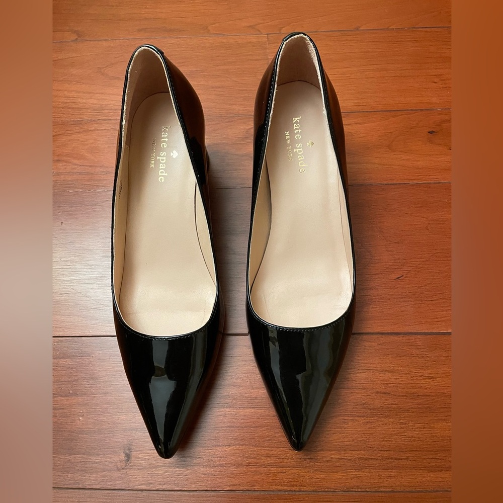 Beautiful black dressy Kate spade shoes size 7 M